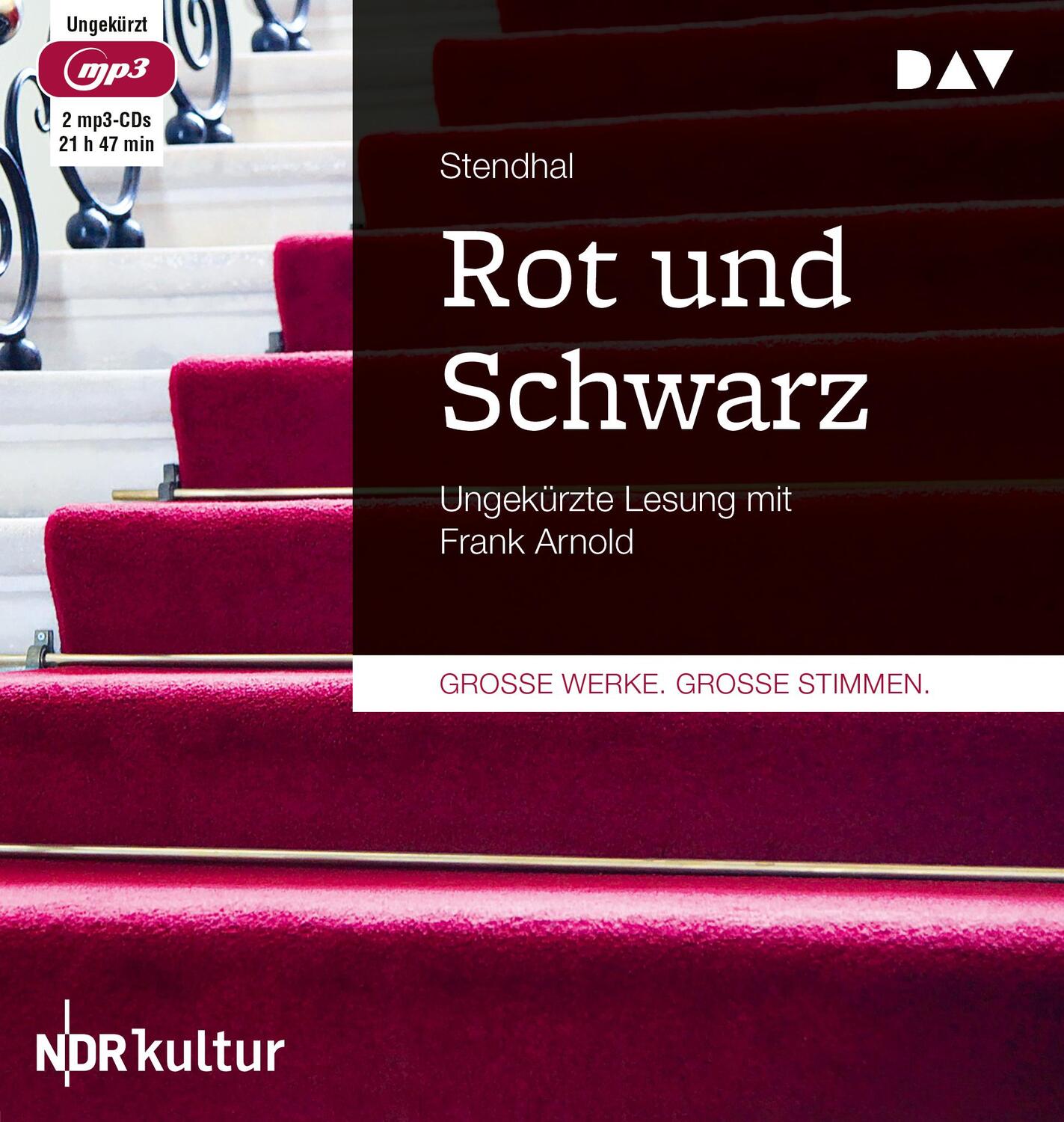 Cover: 9783862315734 | Rot und Schwarz | Lesung mit Frank Arnold | Stendhal | MP3 | 2 | 2015