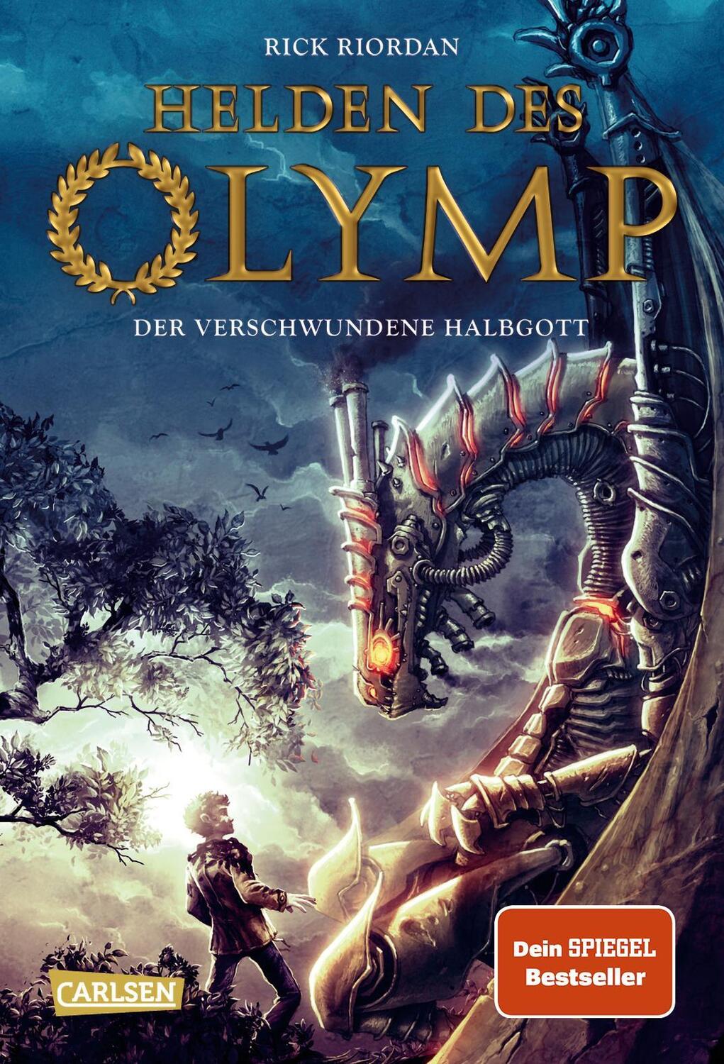 Cover: 9783551556011 | Helden des Olymp 01: Der verschwundene Halbgott | Rick Riordan | Buch