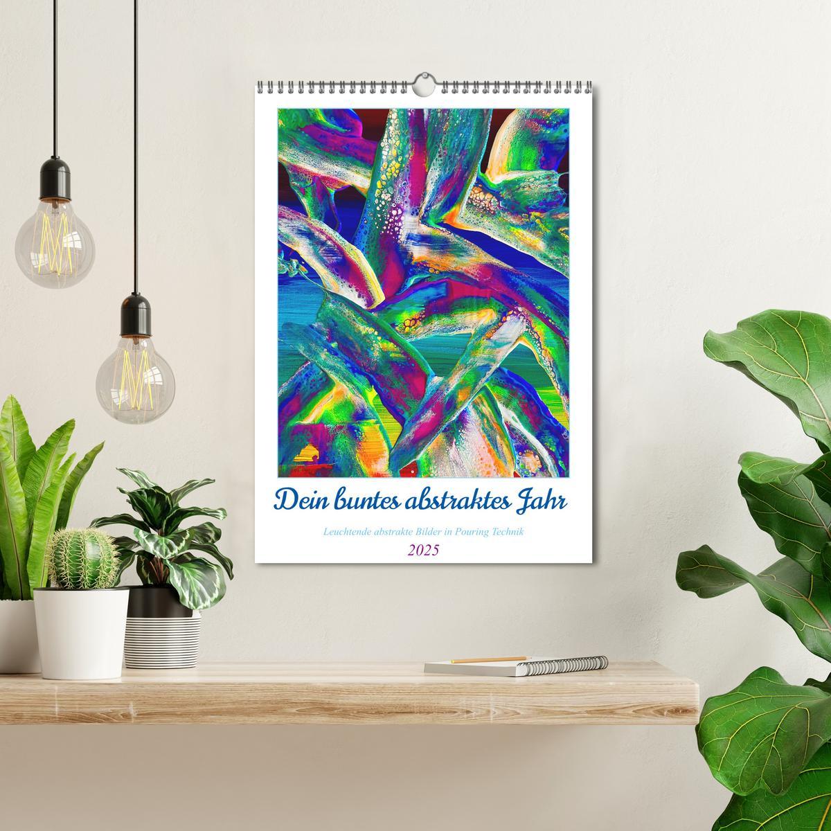 Bild: 9783435880430 | Dein buntes abstraktes Jahr (Wandkalender 2025 DIN A3 hoch),...