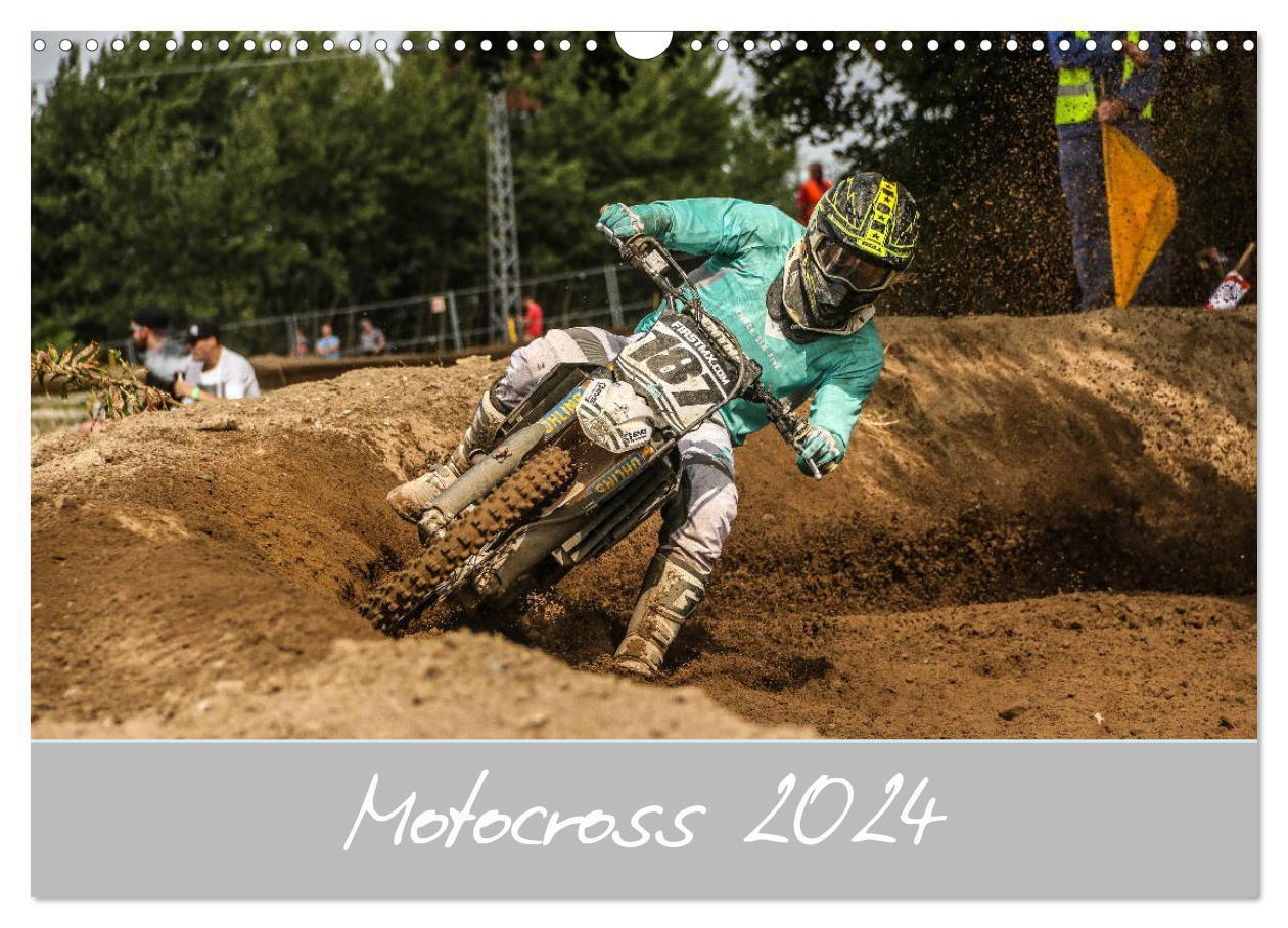 Cover: 9783675750500 | Motocross 2024 (Wandkalender 2024 DIN A3 quer), CALVENDO...