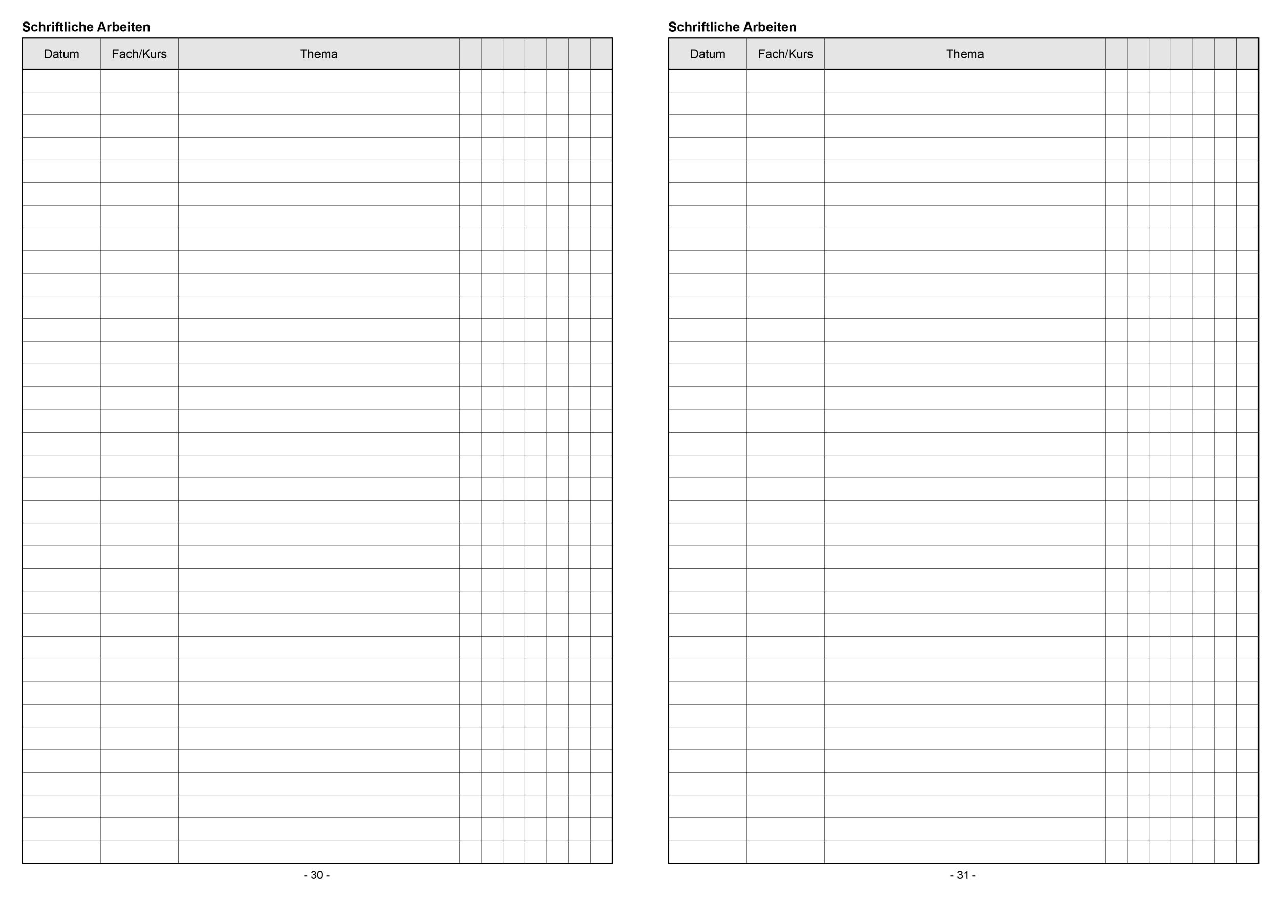 Bild: 4260094452444 | Klassenbuch "Standard", Umschlagfarbe: gelb | für alle Schulformen