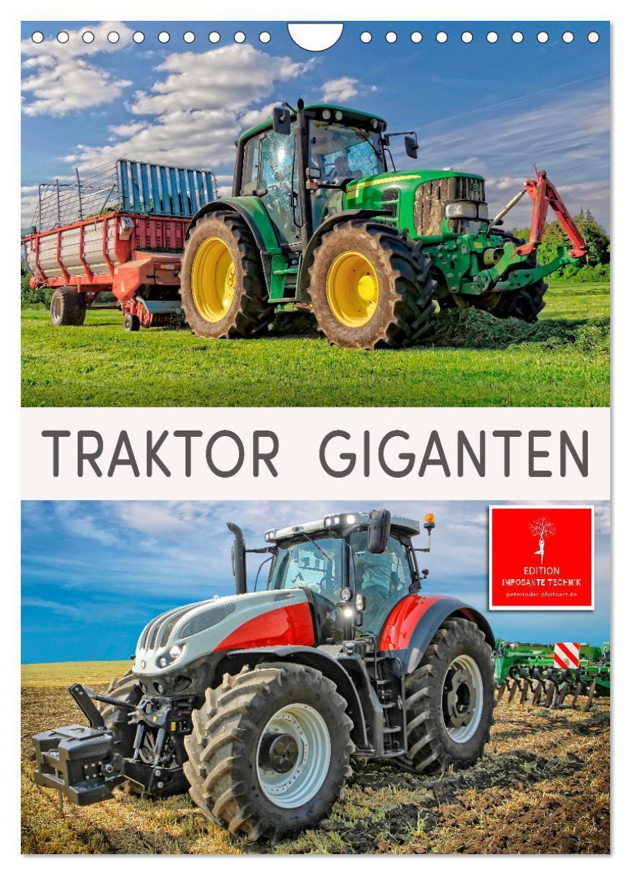 Cover: 9783435903757 | Traktor Giganten (Wandkalender 2025 DIN A4 hoch), CALVENDO...