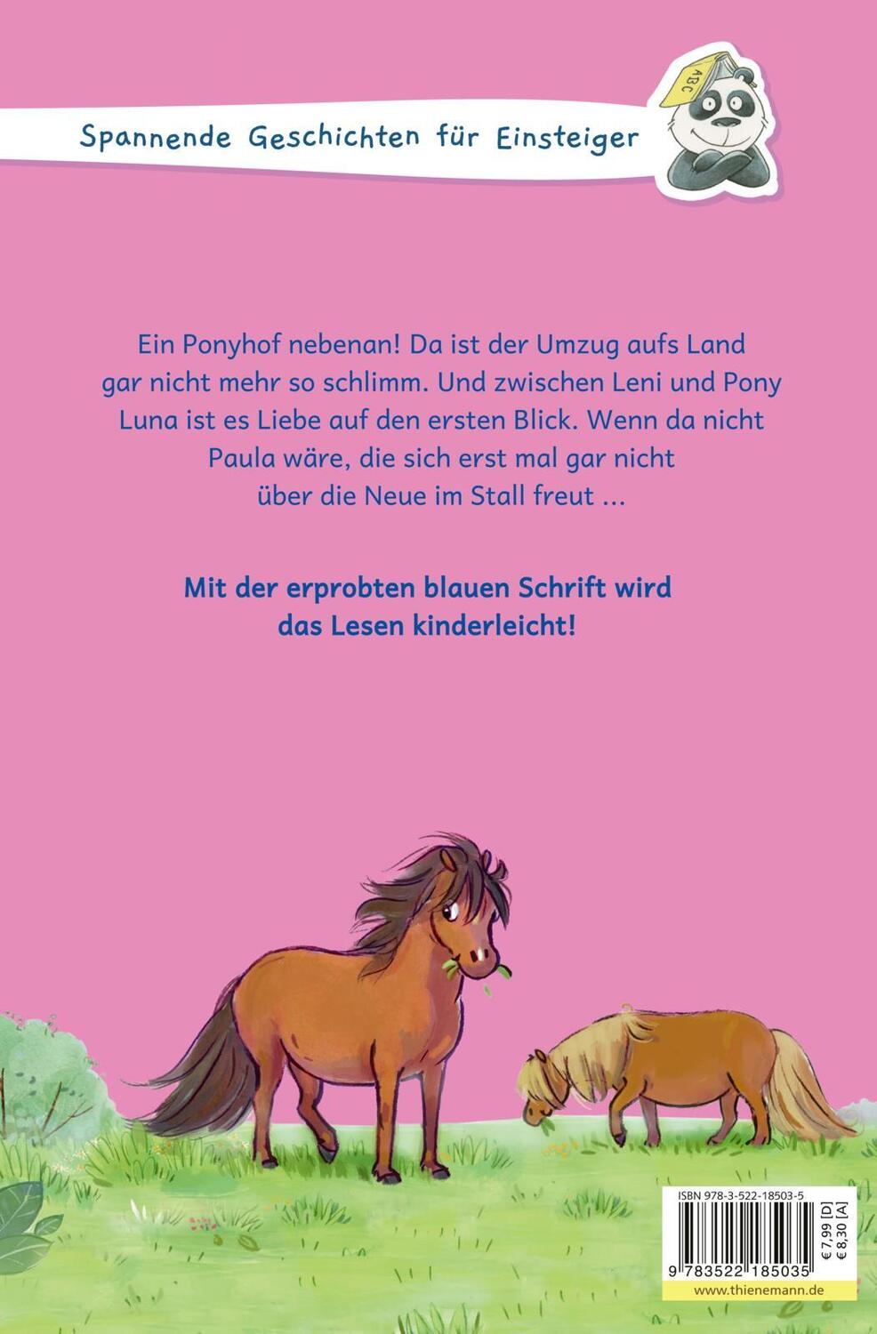 Rückseite: 9783522185035 | Ich kann lesen!: Leni und das kitzelige Pony | Astrid Frank | Buch