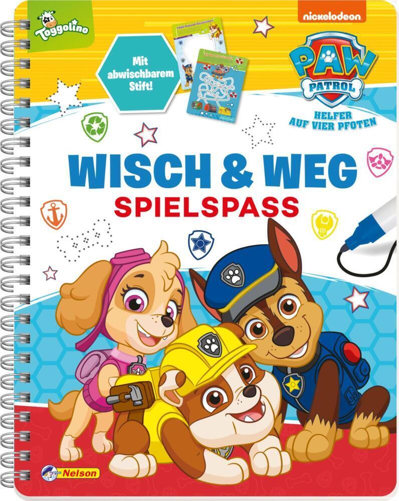Cover: 9783845119120 | PAW Patrol: PAW Patrol: Wisch &amp; Weg - Spielspaß | Taschenbuch | 20 S.