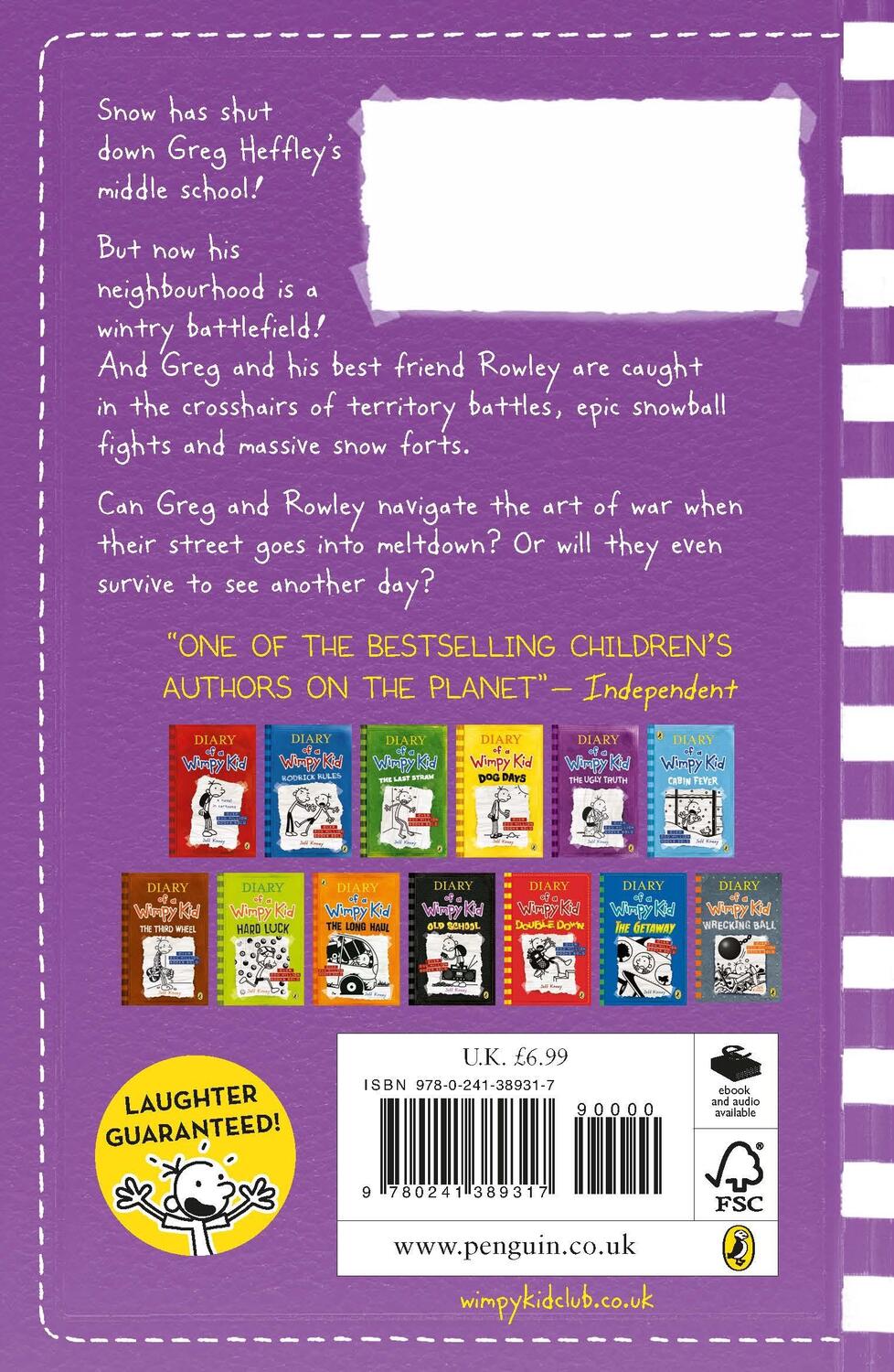 Rückseite: 9780241389317 | Diary of a Wimpy Kid 13: The Meltdown | Jeff Kinney | Taschenbuch