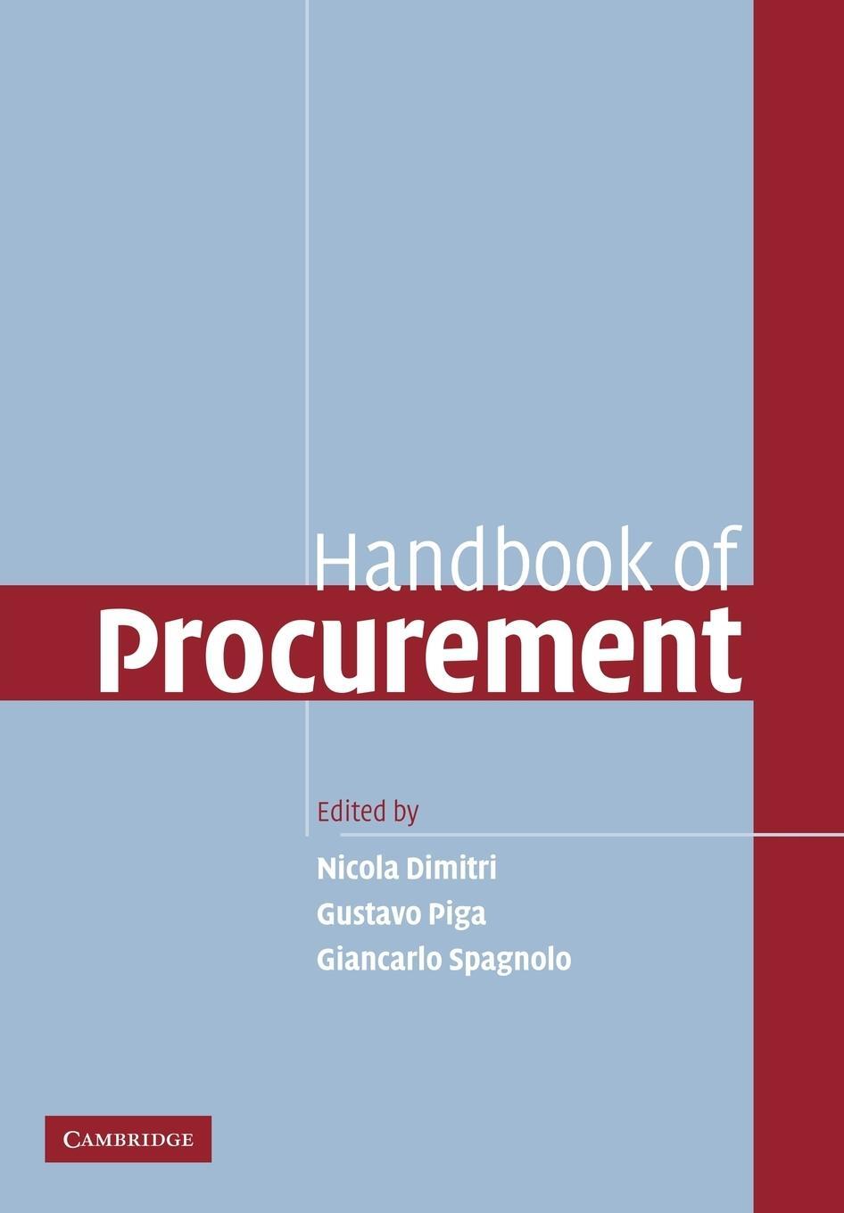Cover: 9781107402317 | Handbook of Procurement | Giancarlo Spagnolo | Taschenbuch | Paperback