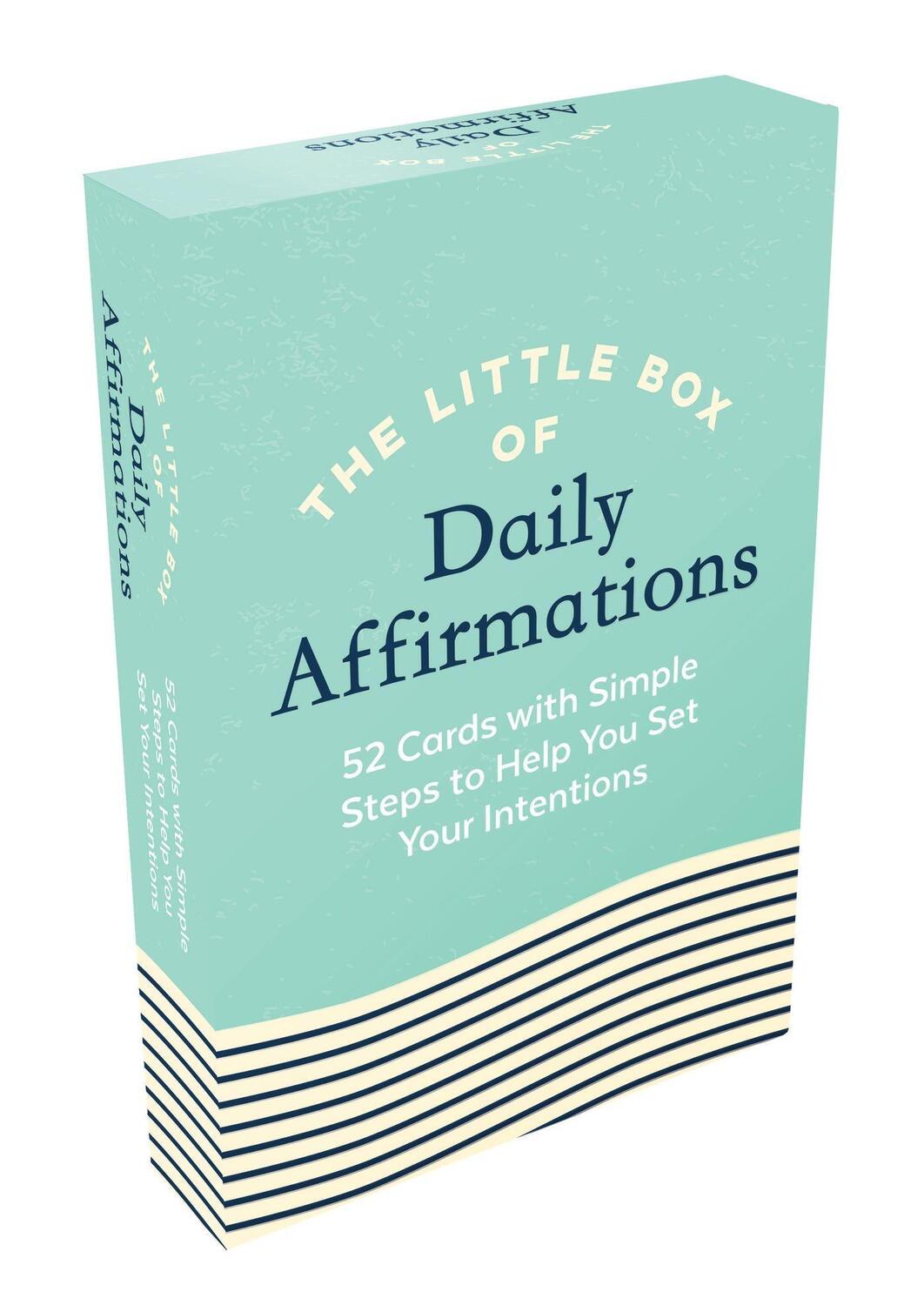 Cover: 9781800079922 | The Little Box of Daily Affirmations | Summersdale Publishers | Box
