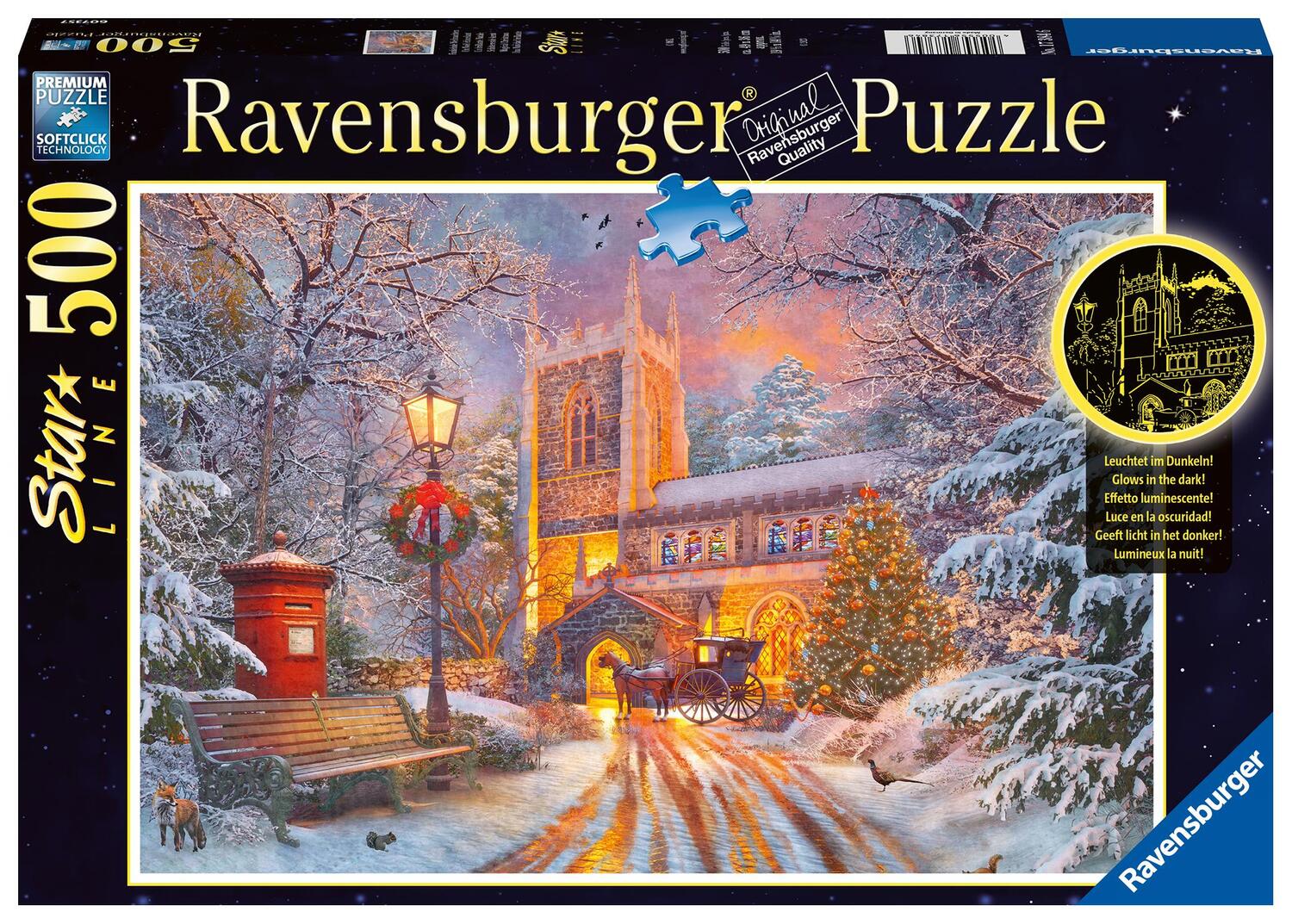 Cover: 4005556173846 | Ravensburger Puzzle 17384 Funkelnde Weihnachten - 500 Teile Puzzle...
