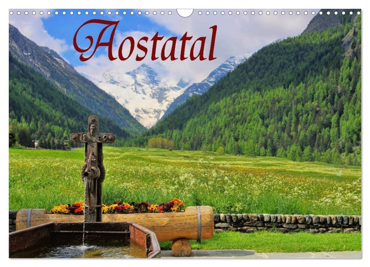 Cover: 9783435694174 | Aostatal (Wandkalender 2025 DIN A3 quer), CALVENDO Monatskalender