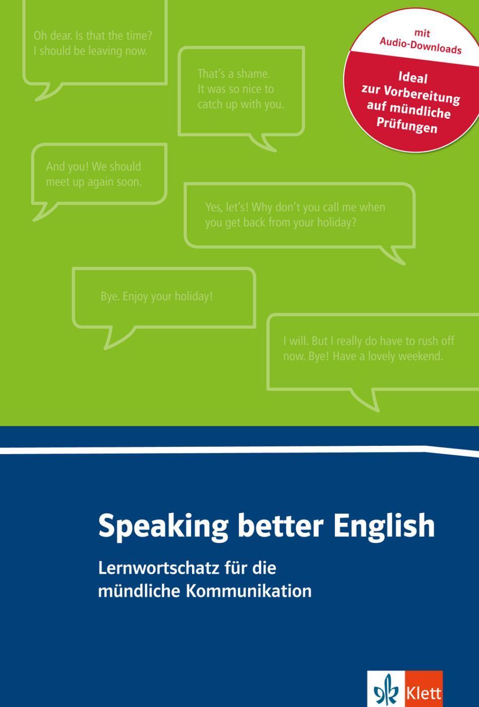 Cover: 9783125195714 | Speaking better English | Buch + Online-Angebot | Taschenbuch | 88 S.