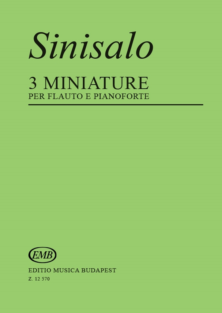 Cover: 9790080125700 | Drei Miniaturen | Helmer-Rayner Sinisalo | Buch | 1983