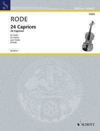 Cover: 9783795797065 | 24 CAPRICEN IN ETUEDENFORM | Pierre Rode | Buch | 76 S. | Deutsch