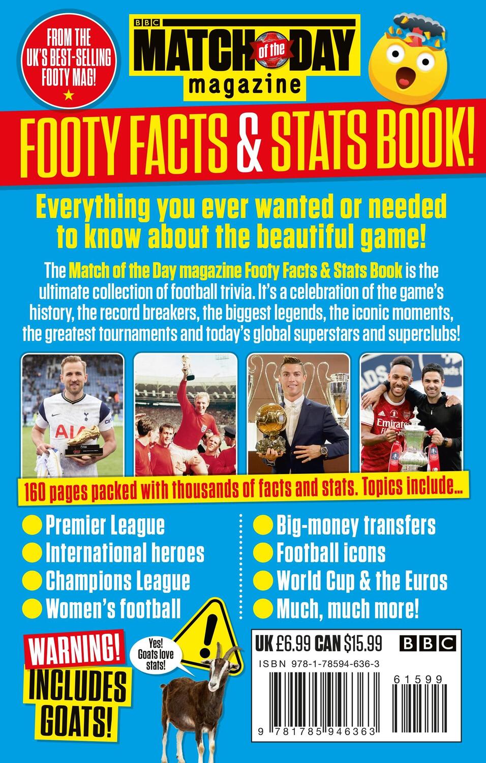 Rückseite: 9781785946363 | Match of the Day: Footy Facts and Stats | Match of the Day Magazine