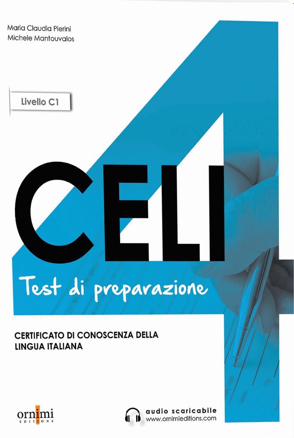 Cover: 9786188458635 | Celi 4 - Test di preparazione + online audio. C1 | Pierin | Buch
