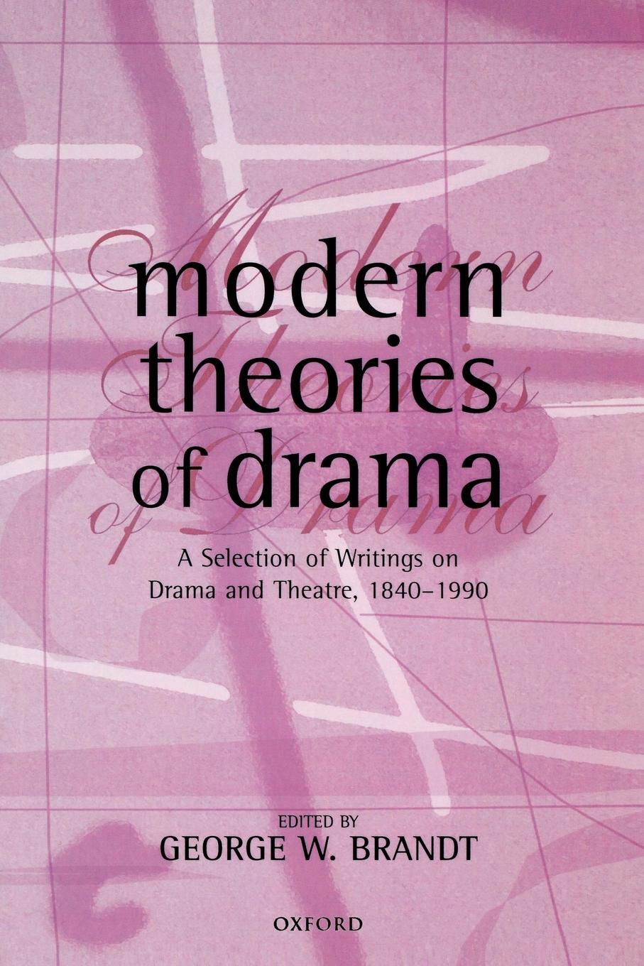 Cover: 9780198711391 | Modern Theories of Drama | George W. Brandt | Taschenbuch | Paperback