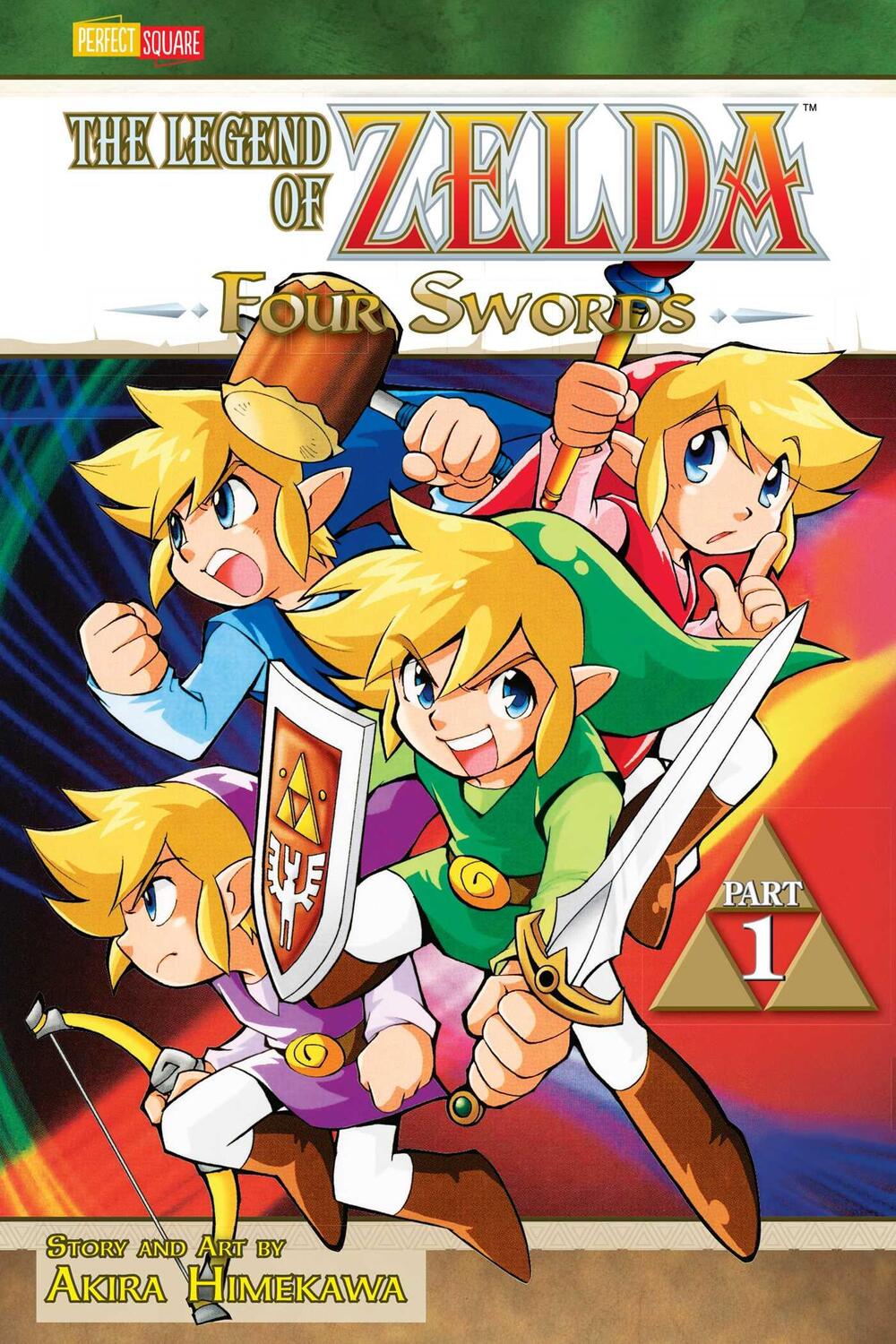 Cover: 9781421523323 | The Legend of Zelda, Vol. 6 | Four Swords - Part 1 | Akira Himekawa