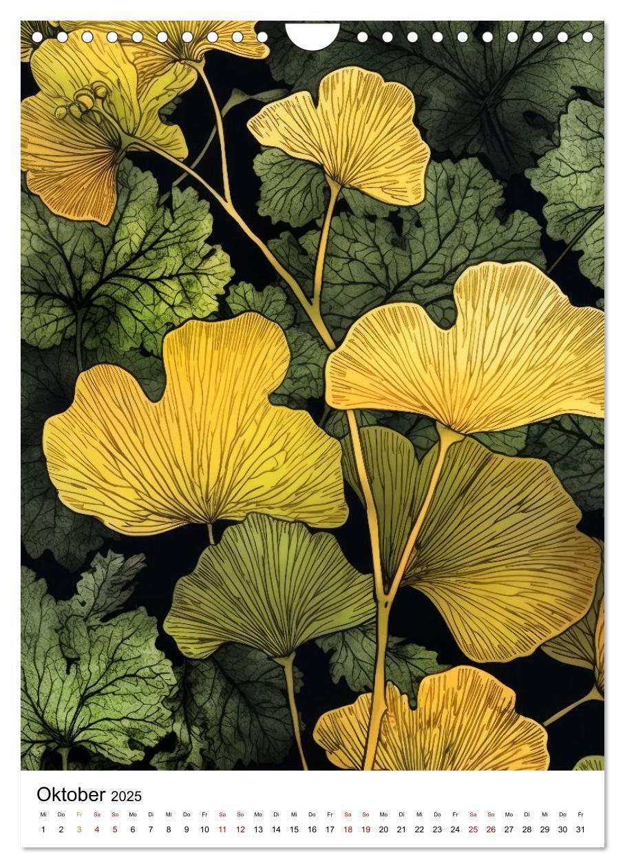 Bild: 9783435848355 | Ginkgo Biloba Schönheit (Wandkalender 2025 DIN A4 hoch), CALVENDO...