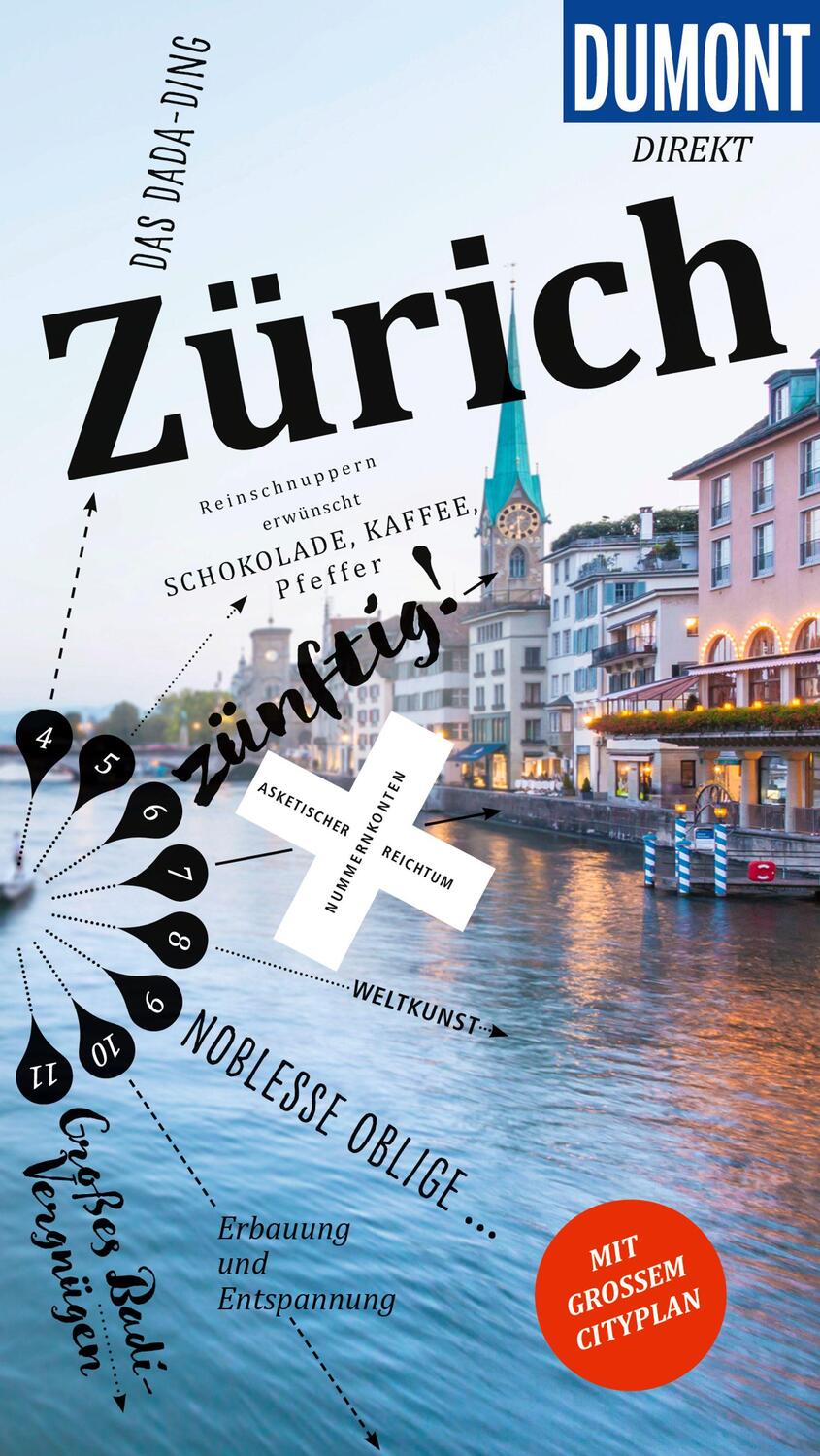 Cover: 9783616000329 | DuMont direkt Reiseführer Zürich | Mit großem Cityplan | Taschenbuch