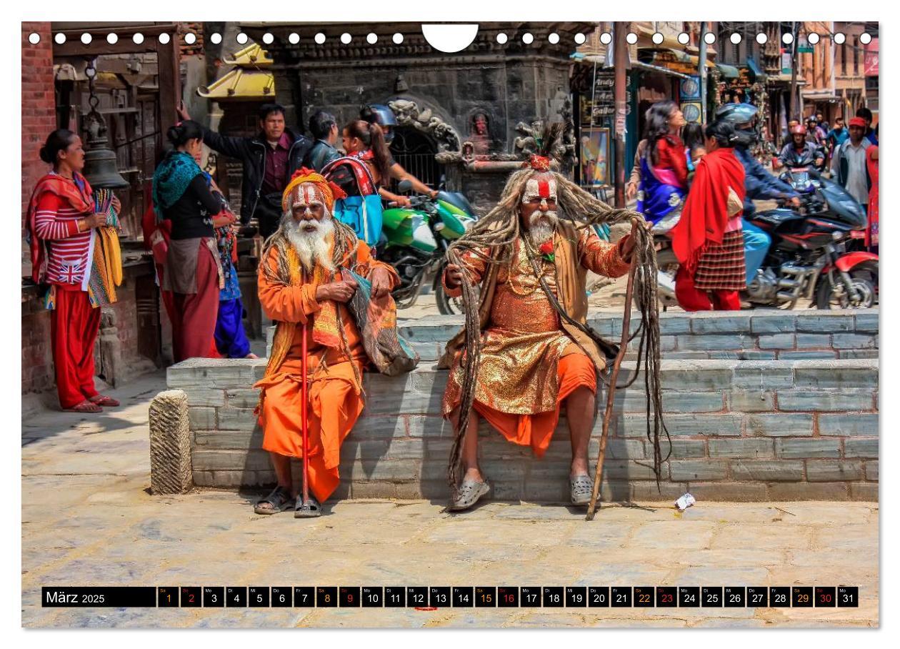 Bild: 9783435558438 | Nepal - das Dach der Welt (Wandkalender 2025 DIN A4 quer), CALVENDO...