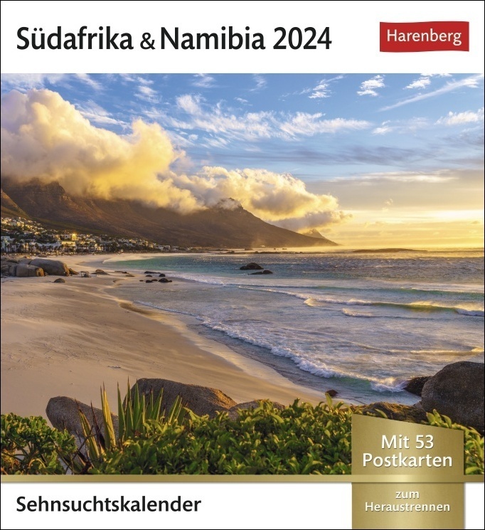 Cover: 9783840030758 | Südafrika Sehnsuchtskalender 2024. Wochen-Kalender zum Aufstellen...