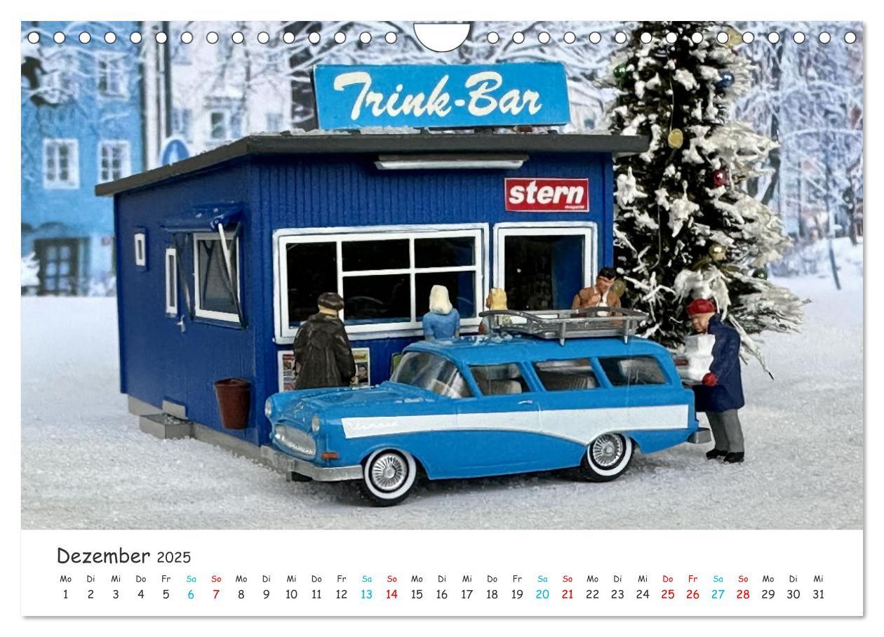 Bild: 9783457190197 | Autos auf der Modellbahn (Wandkalender 2025 DIN A4 quer), CALVENDO...