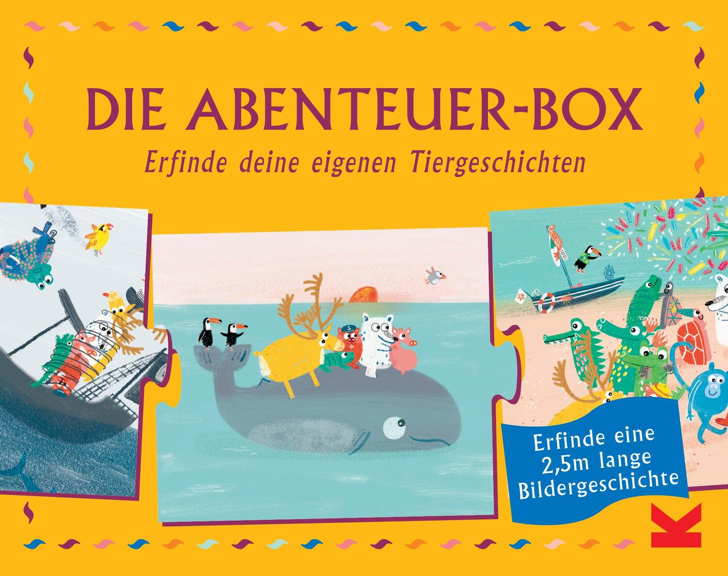Cover: 9783962441357 | Die Abenteuer-Box | Erfinde deine eigenen Tiergeschichten | Boldt