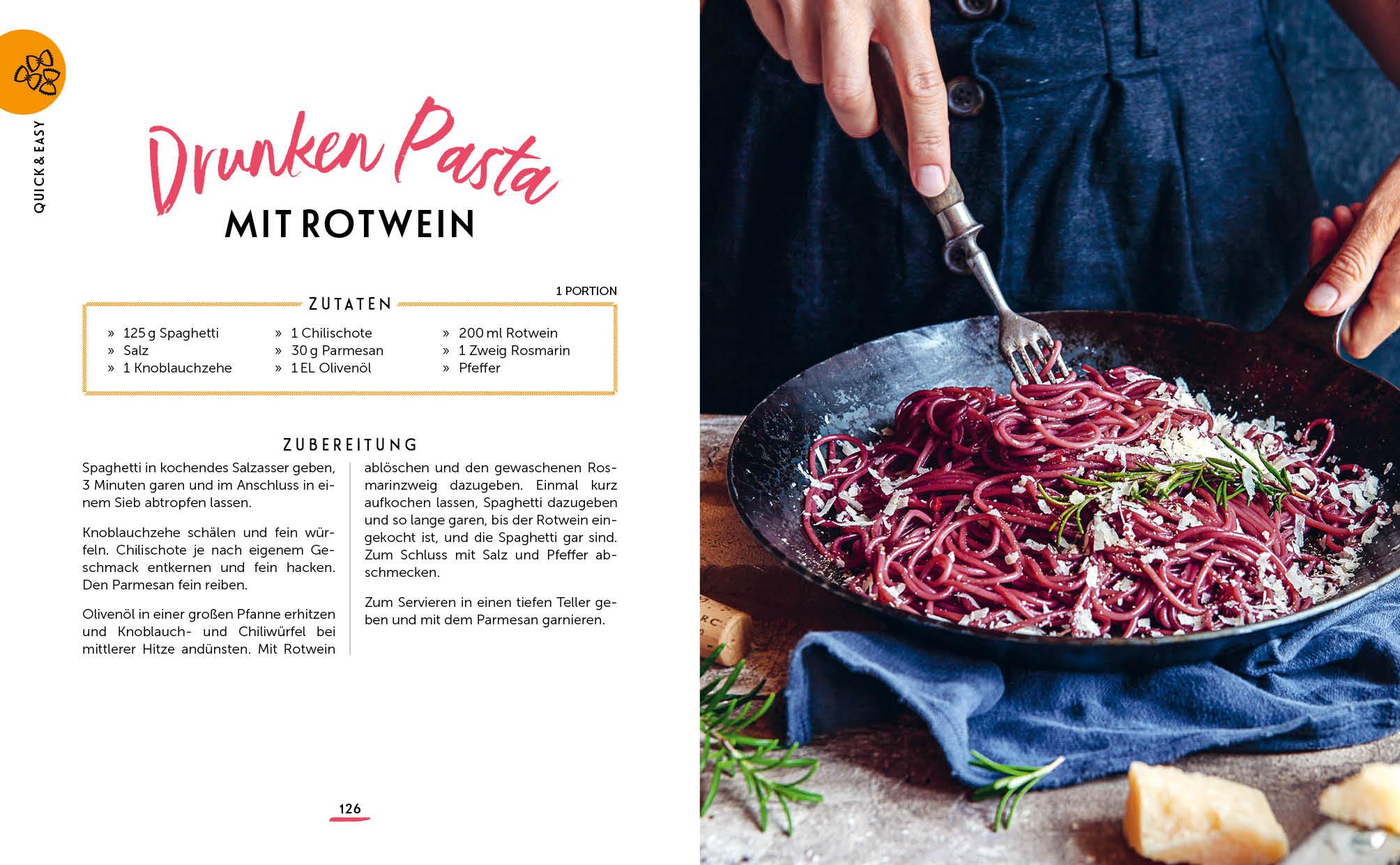 Bild: 9783745909623 | Pasta la vista, Baby! | Über 70 Nudel-Rezepte zum Farfalle(n) | Buch