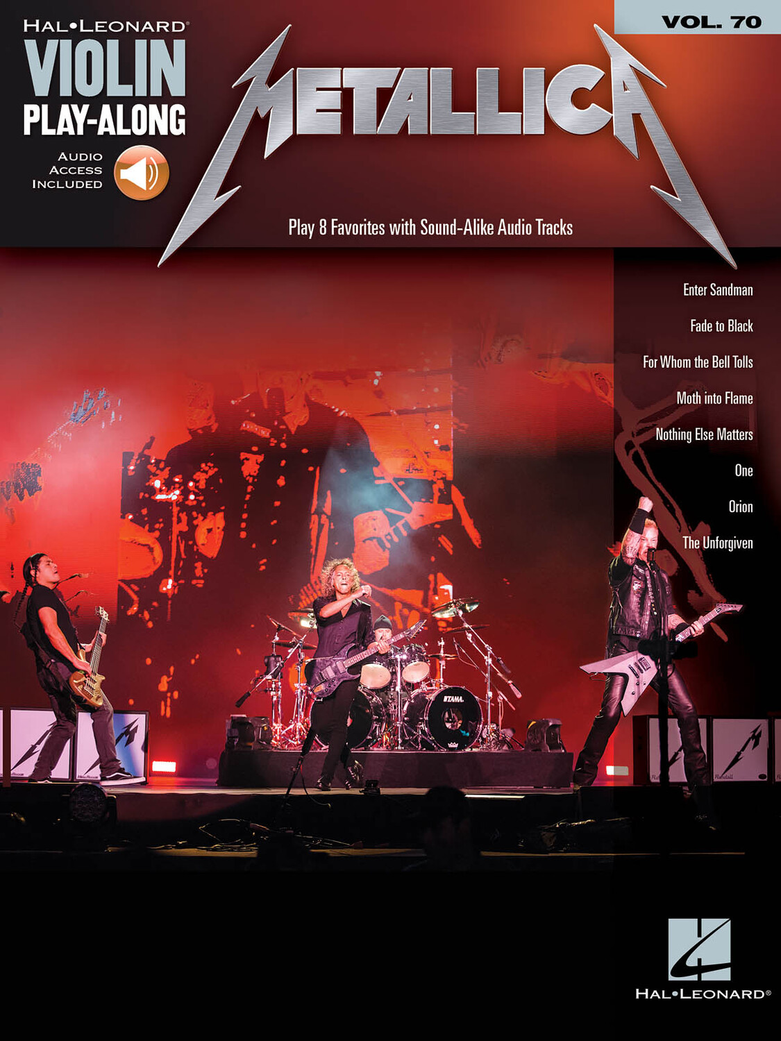 Cover: 888680705671 | Metallica | Violin Play-Along Volume 70 | Violin Play-Along | 2018