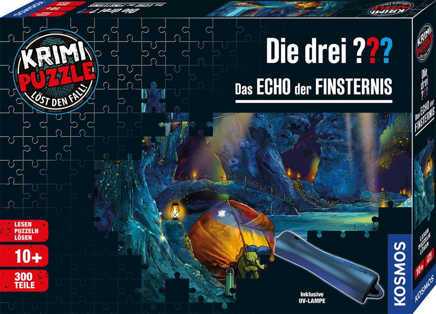 Cover: 4002051684464 | Krimi-Puzzle: Die drei ??? - Das Echo der Finsternis | Spiel | Spiel