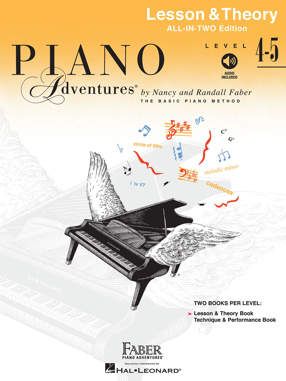 Cover: 888680704827 | Faber Piano Adventures Lesson & Theory Level 4-5 | EAN 0888680704827