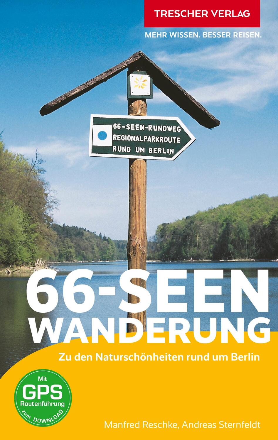 Cover: 9783897946231 | TRESCHER Reiseführer 66-Seen-Wanderung | Manfred Reschke (u. a.)