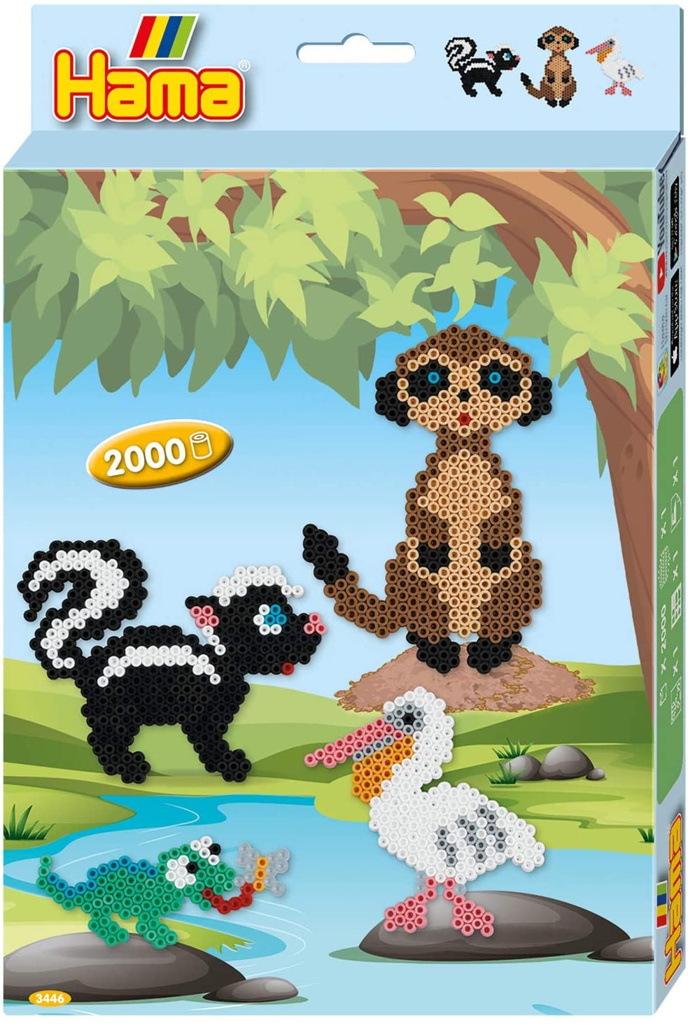 Cover: 28178034467 | Hama 3446 - Kleine Geschenkpackung Wildtiere, Bügelperlen Midi, ca....