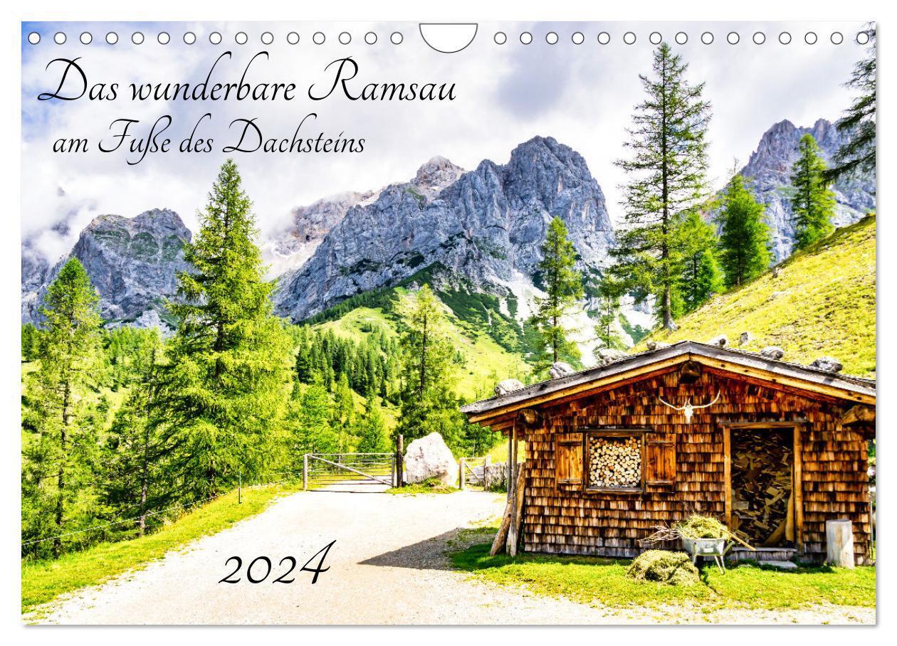 Cover: 9783675625822 | Das wunderbare Ramsau am Fuße des Dachsteins (Wandkalender 2024 DIN...