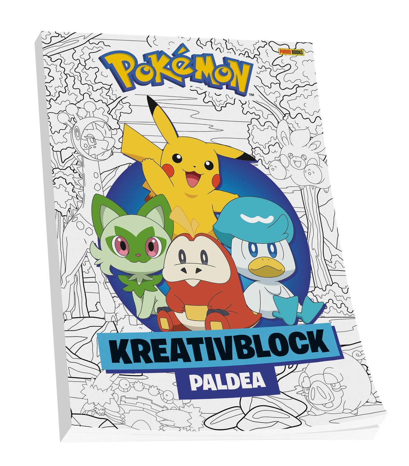 Cover: 9783833245299 | Pokémon: Kreativblock Paldea | Malblock | Pokémon | Taschenbuch | 2024