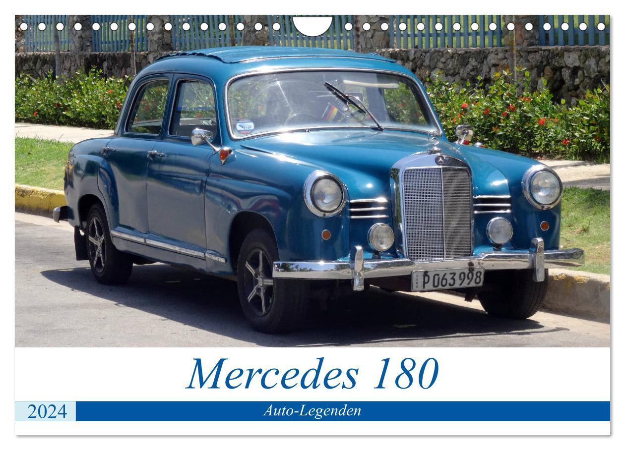 Cover: 9783383263224 | Auto-Legenden - Mercedes 180 (Wandkalender 2024 DIN A4 quer),...