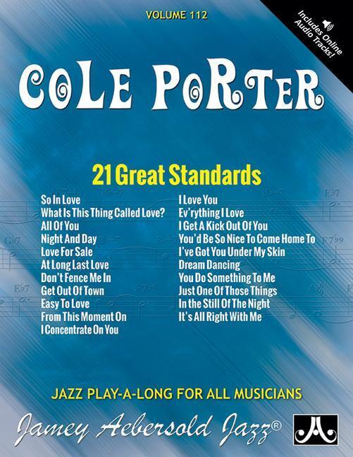 Cover: 9781562241506 | Jamey Aebersold Jazz -- Cole Porter, Vol 112: 21 Great Standards,...