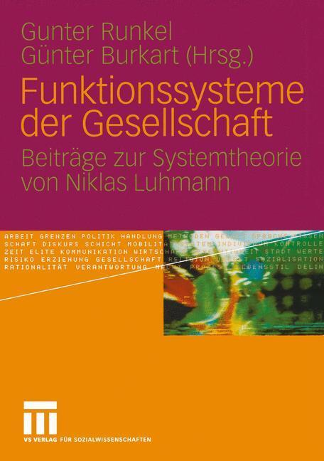 Cover: 9783531147444 | Funktionssysteme der Gesellschaft | Günter Burkart (u. a.) | Buch