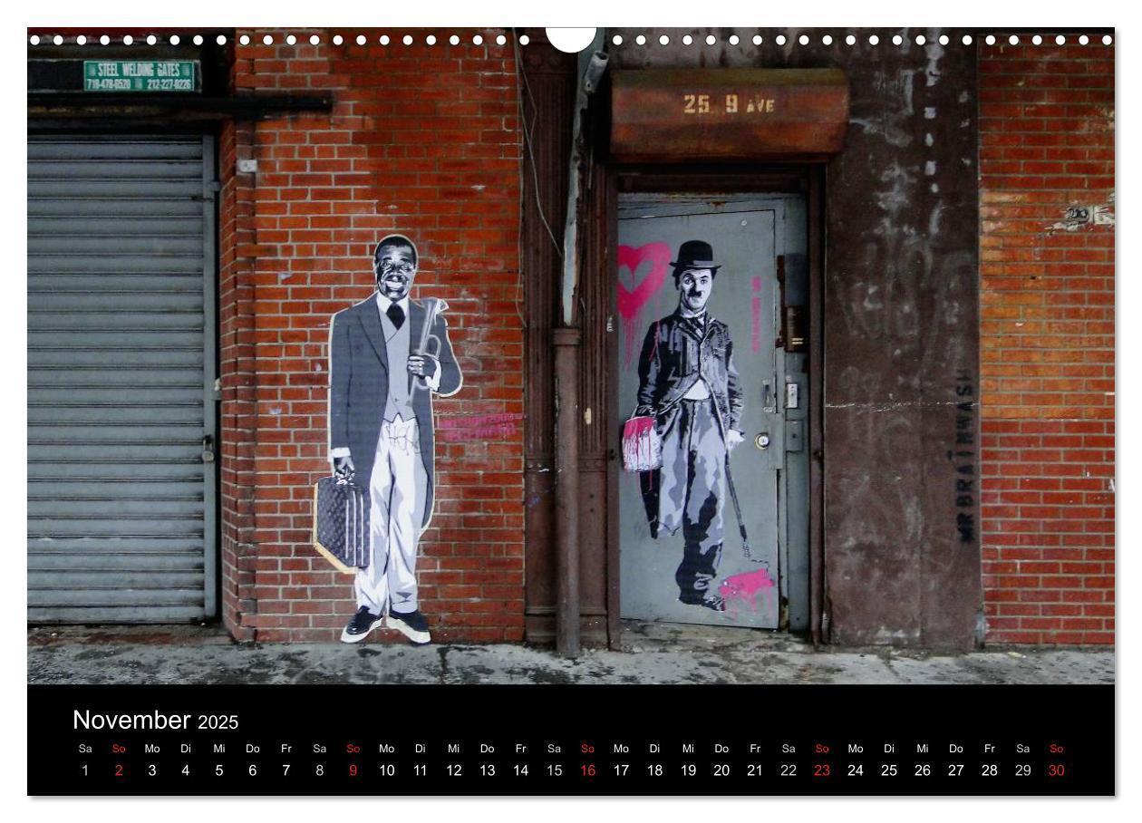 Bild: 9783435814060 | New York Street Art Kalender (Wandkalender 2025 DIN A3 quer),...