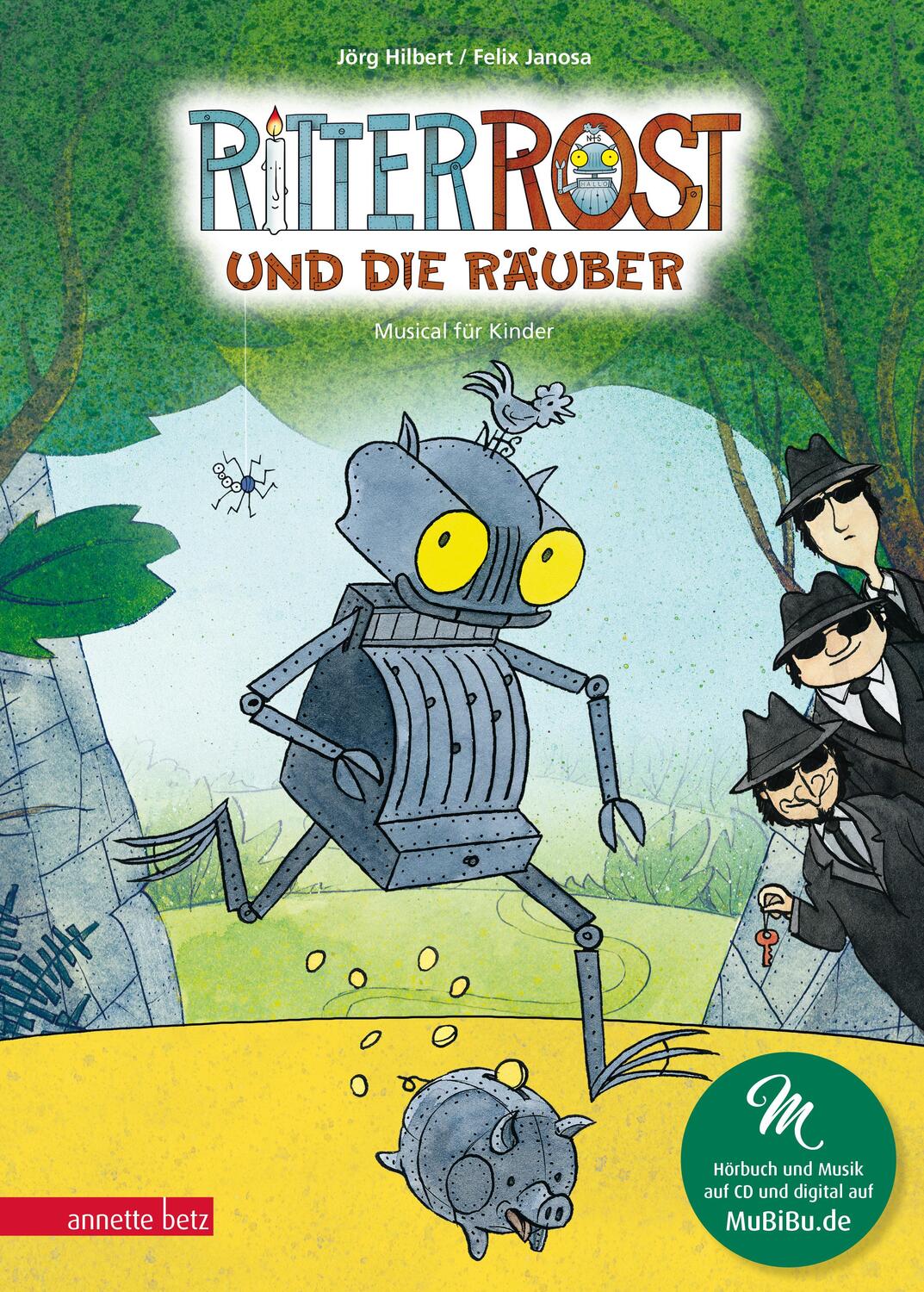 Cover: 9783219118391 | Ritter Rost 9: Ritter Rost und die Räuber | Buch mit CD | Jörg Hilbert