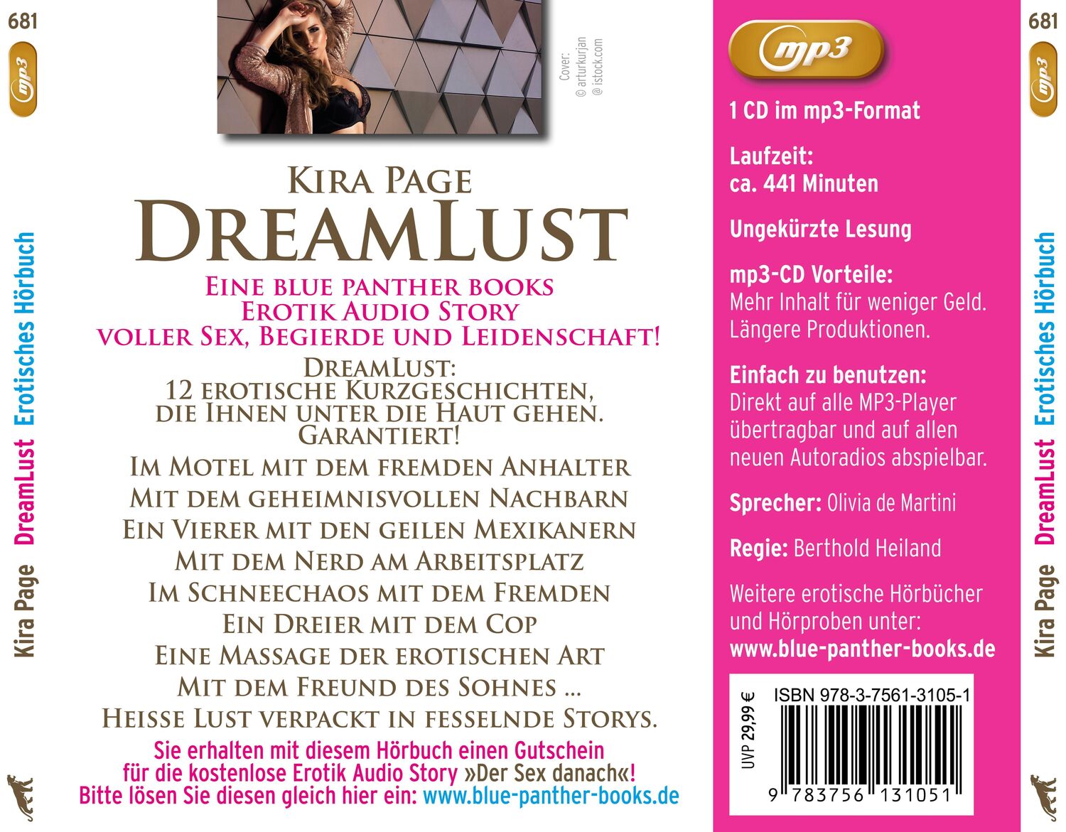 Rückseite: 9783756131051 | DreamLust 12 geile erotische Geschichten Erotik Audio Story...
