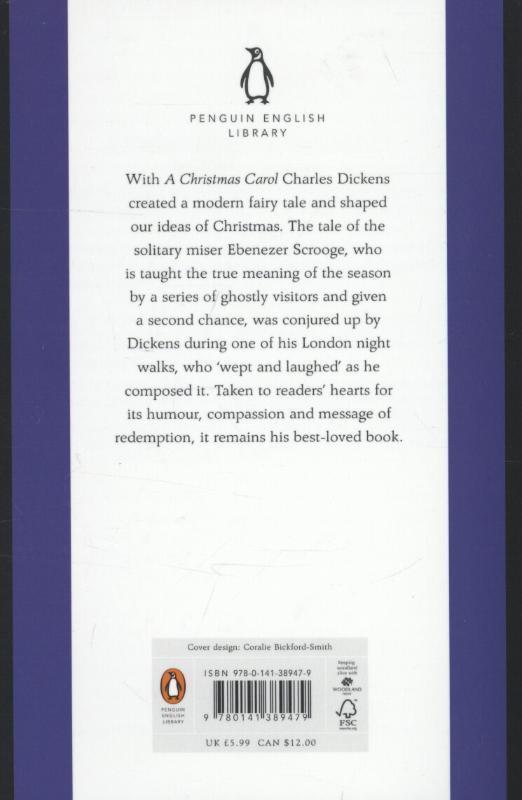 Rückseite: 9780141389479 | A Christmas Carol | Charles Dickens | Taschenbuch | Englisch | 2012