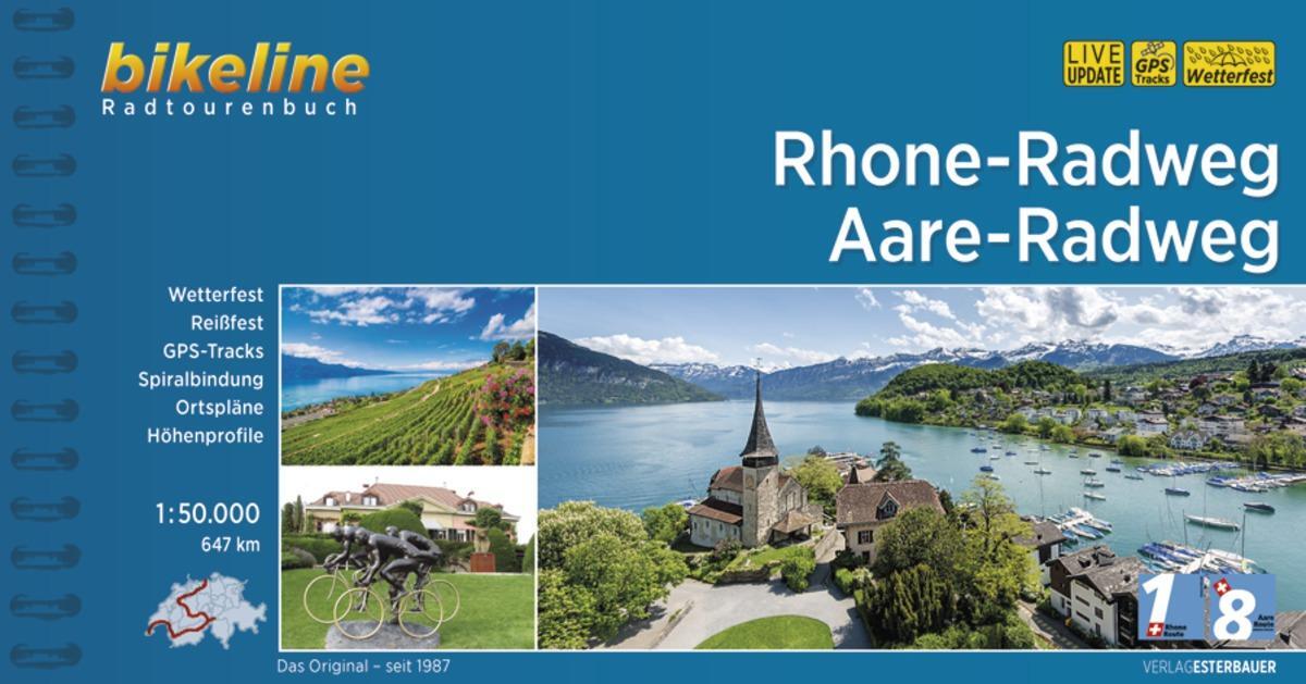 Cover: 9783850009126 | Rhone-Radweg . Aare-Radweg | Taschenbuch | Bikeline Radtourenbücher