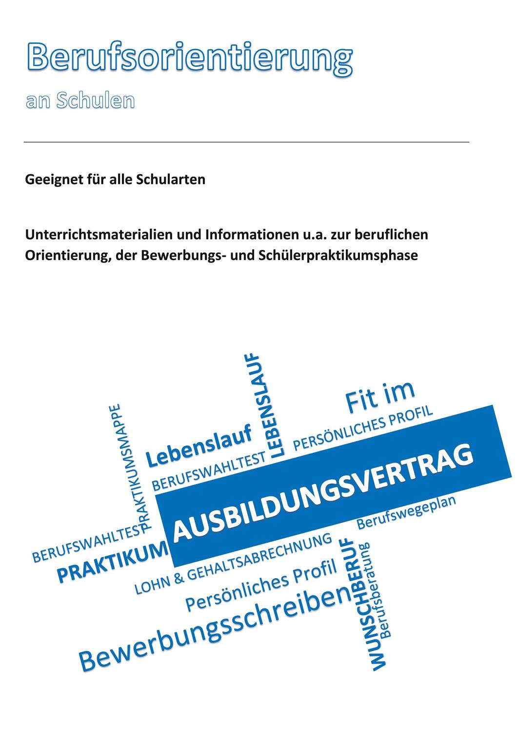 Cover: 9783743181670 | Berufsorientierung | Berufsorientierung an Schulen | Frank Mühlbauer
