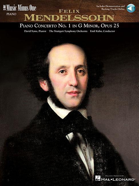 Cover: 9781596150096 | Mendelssohn Concerto No. 1 in G Minor, Op. 25 | Music Minus One | 2020