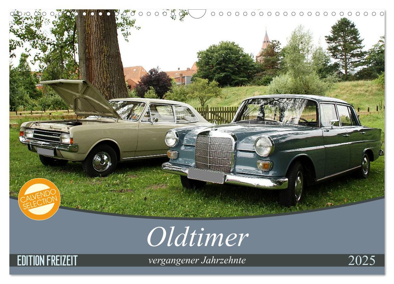 Cover: 9783435493821 | Oldtimer vergangenger Jahrzehnte (Wandkalender 2025 DIN A3 quer),...