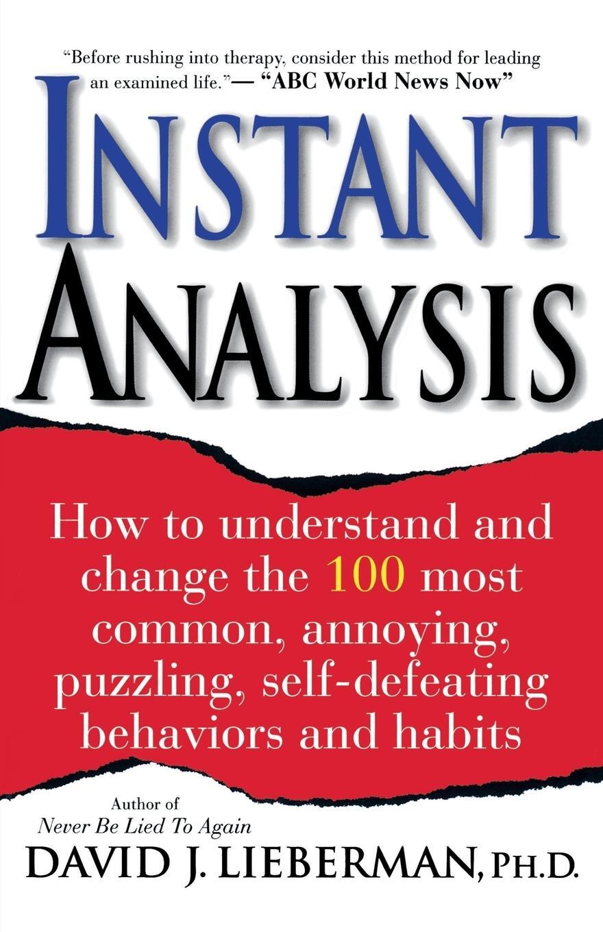 Cover: 9780312194666 | Instant Analysis | David J. Lieberman | Taschenbuch | Paperback | 1998