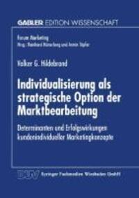 Cover: 9783824466306 | Individualisierung als strategische Option der Marktbearbeitung | Buch