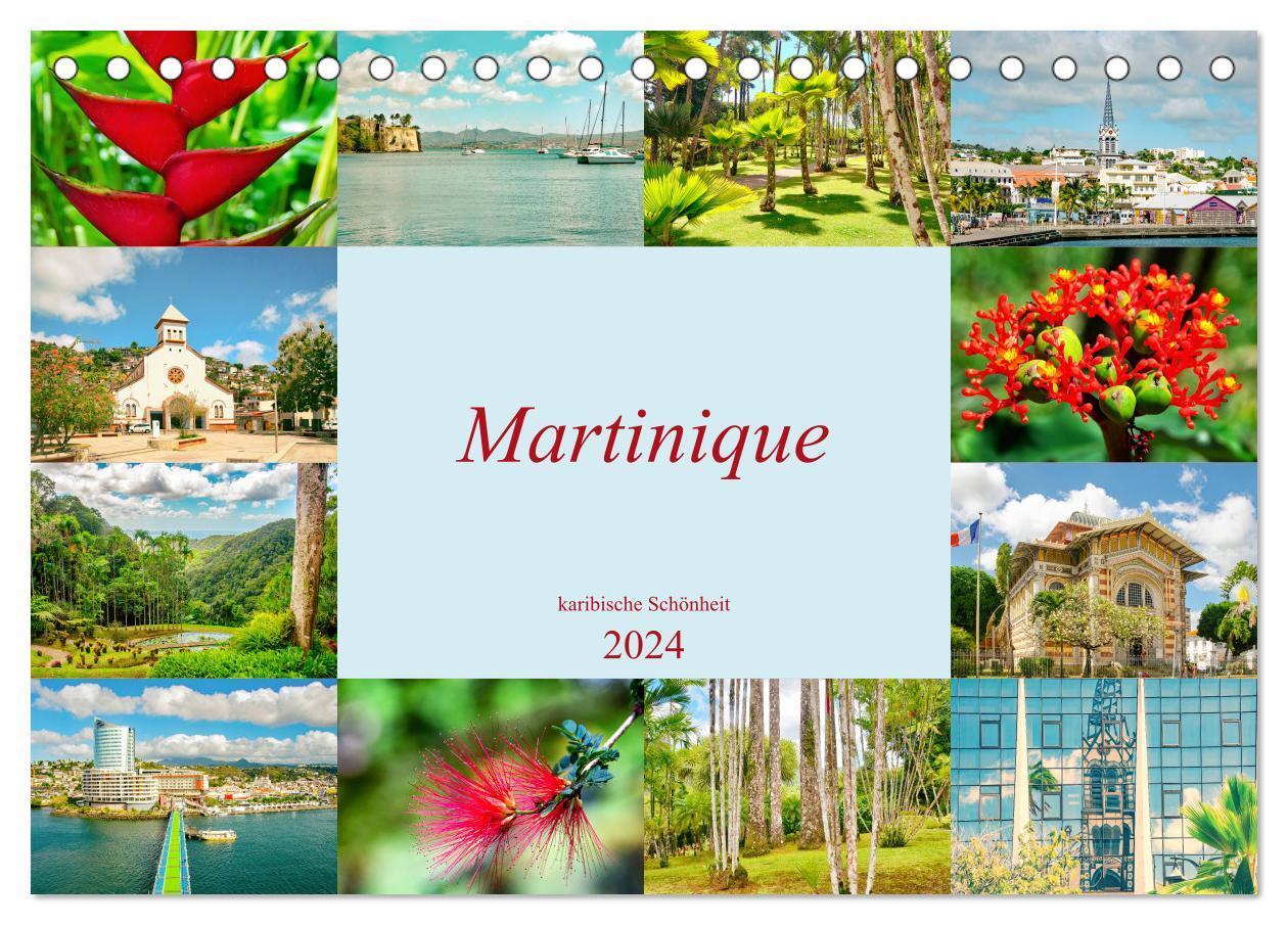Cover: 9783383016219 | Martinique - karibische Schönheit (Tischkalender 2024 DIN A5 quer),...