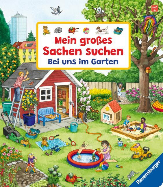 Cover: 9783473418459 | Mein großes Sachen suchen: Bei uns im Garten | Susanne Gernhäuser