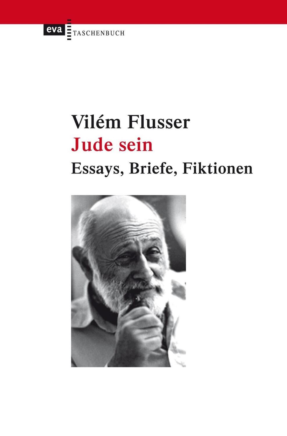 Cover: 9783863930554 | Jude sein | Essays, Briefe, Fiktionen, EVA Taschenbuch 273 | Flusser
